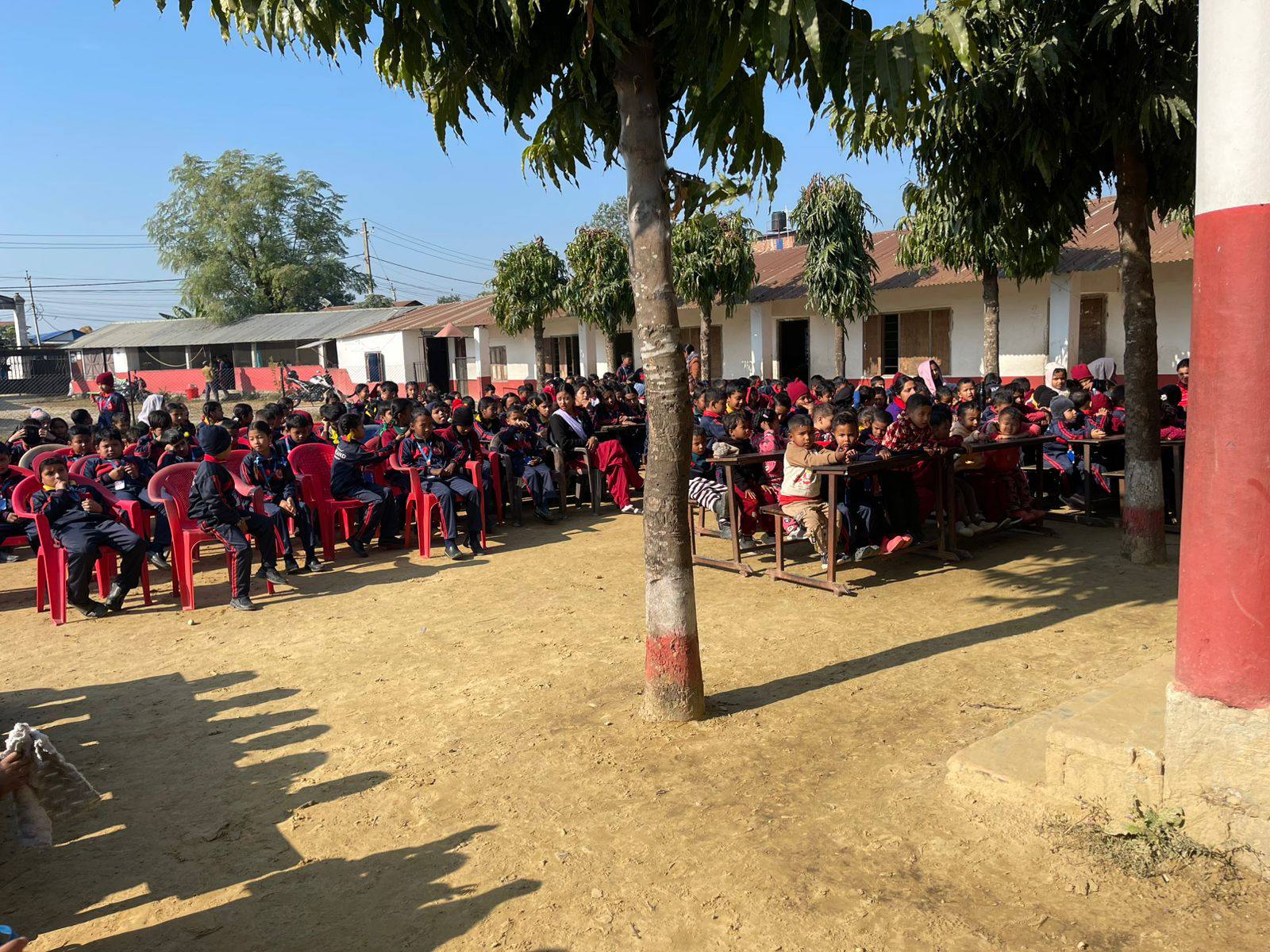 Students at Peaceland